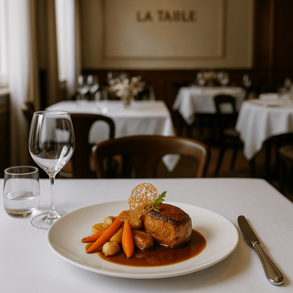 Restaurant main course