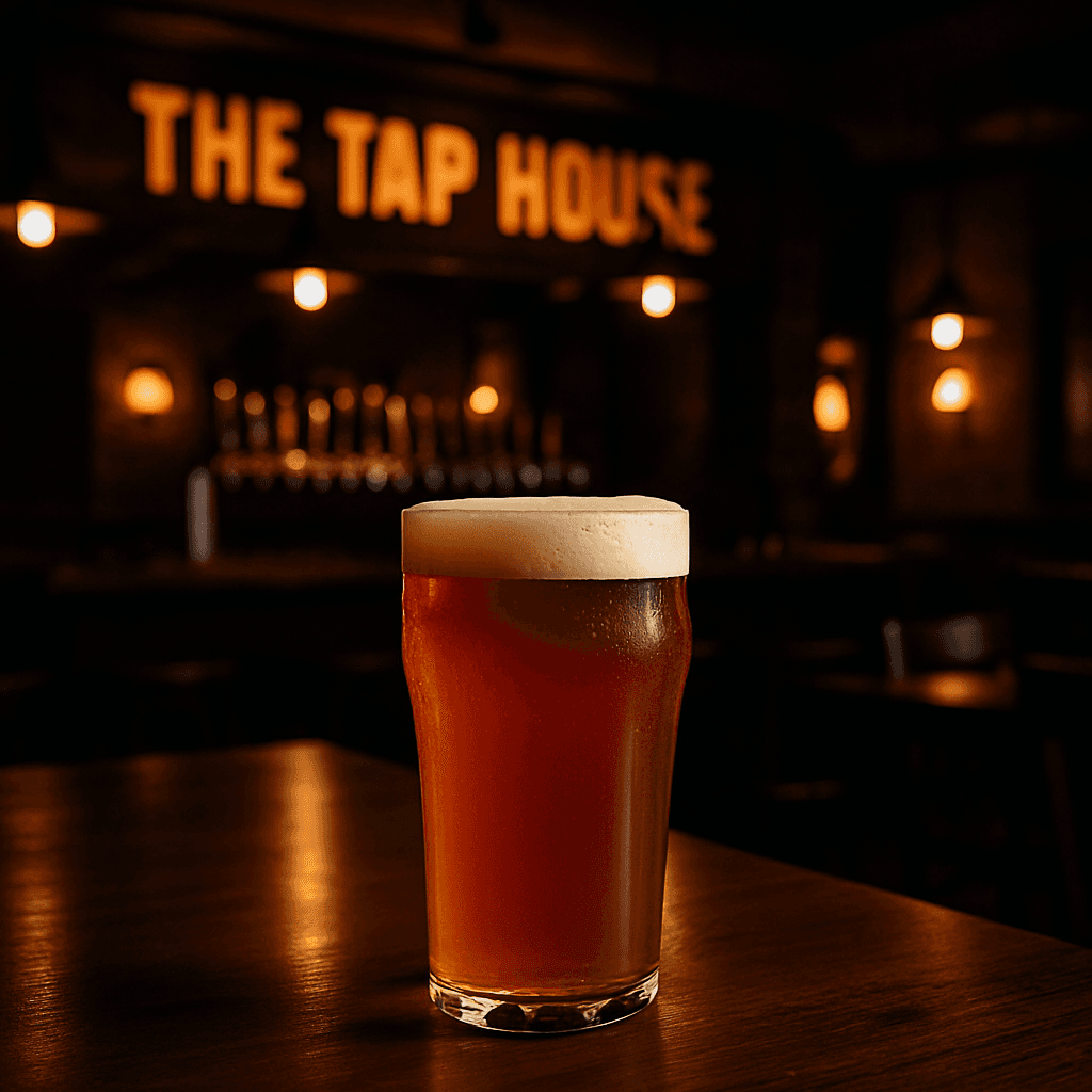 Craft beer pint